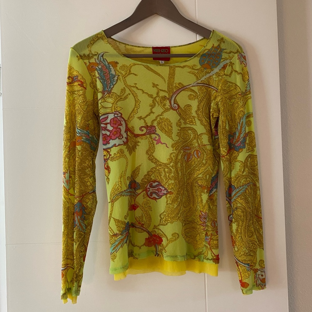 AMAZING Vintage Kenzo Mesh Top
